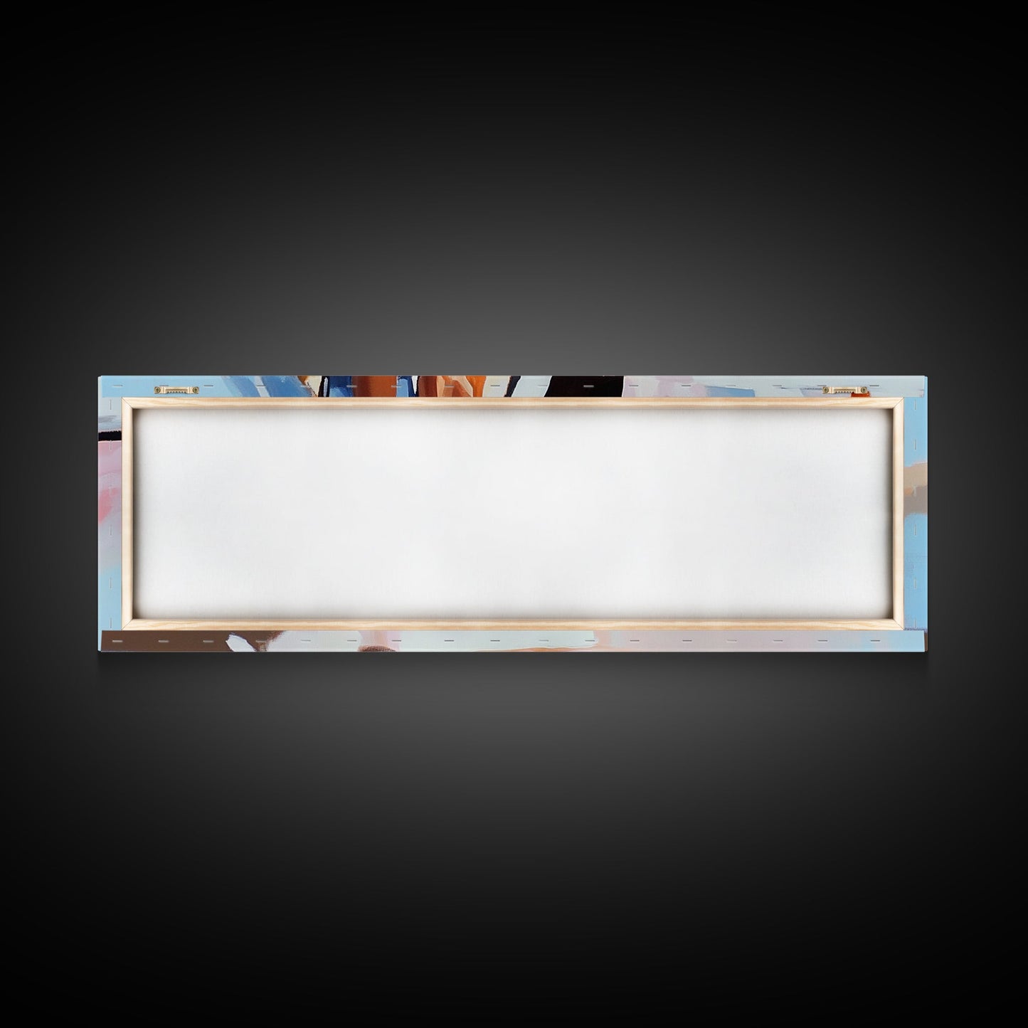 Spiegelung eines Segelboots, Nautische Kunst, Hafenlandschaft, Gerahmter Leinwanddruck, Minimalistische Küstendekoration, Ozeangemälde, Wanddekoration fürs Wohnzimmer