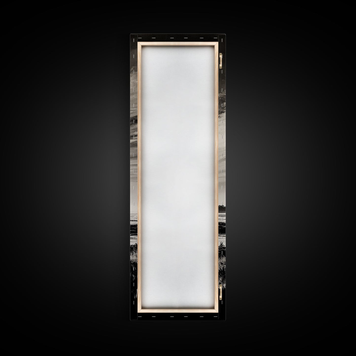 Black White, Seascape Art, Coastal Print, Framed Canvas Print, Monochrome Wall Art, Beach House Decor, Large Art, Living Room Artwork