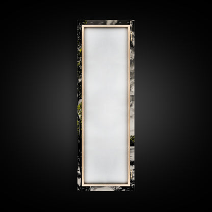 Swamp Trees, Black and White Landscape, Nature Wall Art, Rustic Home Decor, Framed Canvas Print, Large Wall Art, Office Art, Neutral Decor