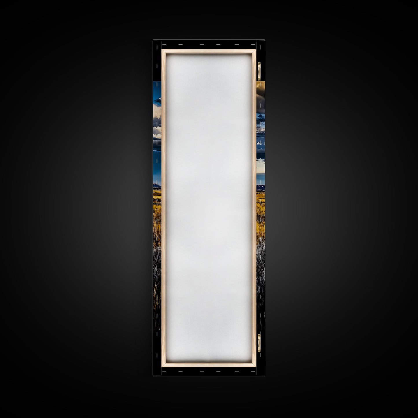 Open Prairie, Sunset Field, Vast Landscape Art, Western Home Decor, Framed Canvas Print, Large Wall Art, Rustic Farmhouse Art, Horizon View