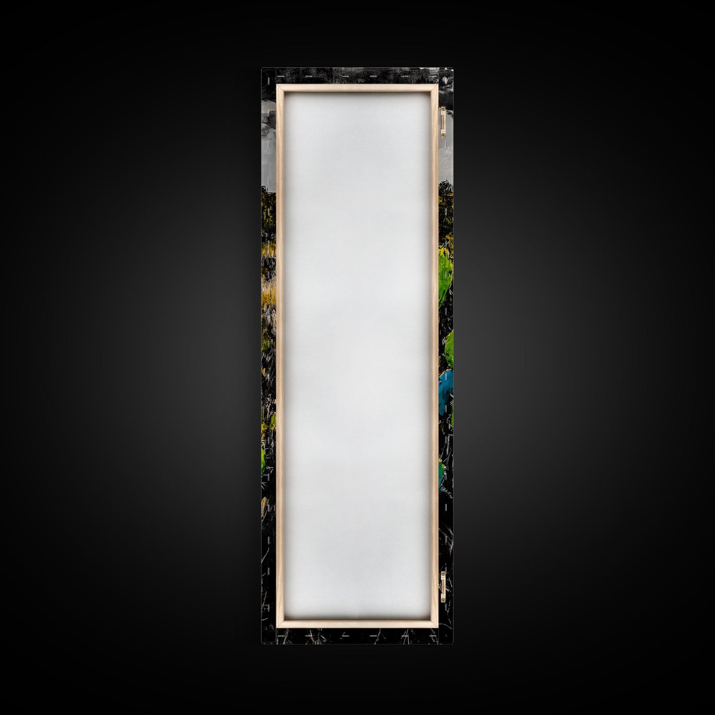 Cactus Art, Desert Landscape, Southwestern Decor, Bold Colors, Framed Canvas Print, Boho Wall Art, Nature Inspired, Vibrant Earthy Art