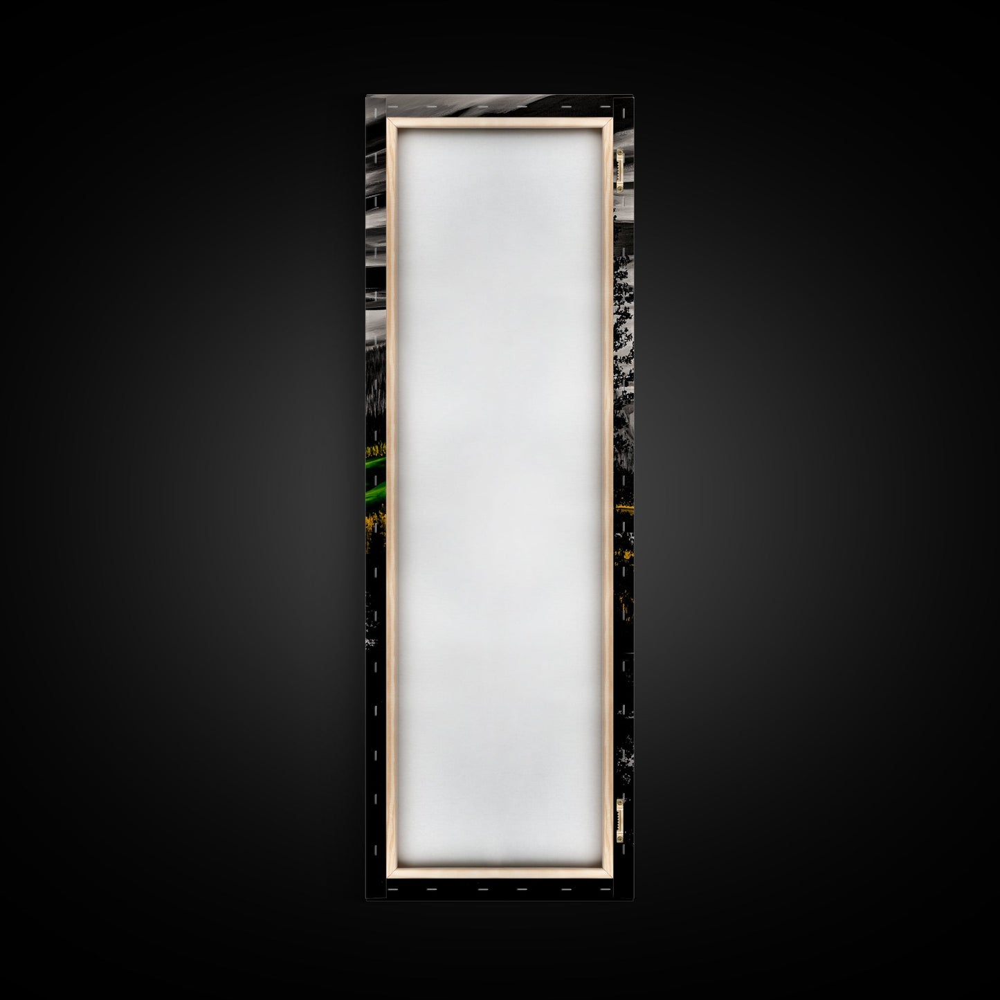 Vibrant Fields, Colorful Abstract, Framed Canvas Print, Nature Inspired Wall Art, Boho Decor, Warm Earthy Tones, Living Room Art