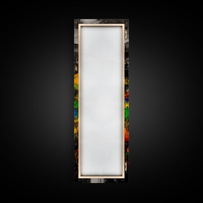 Monochrome River, Scenic Landscape, Canvas Print, Black And White Wall Art, Nature Inspired, Minimalist Home, Modern Office Decor