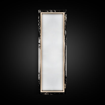 Tall Trees, Monochrome Forest, Tranquil Landscape, Framed Canvas Print, Nature Wall Art, Rustic Cabin Decor, Modern Minimalist Art