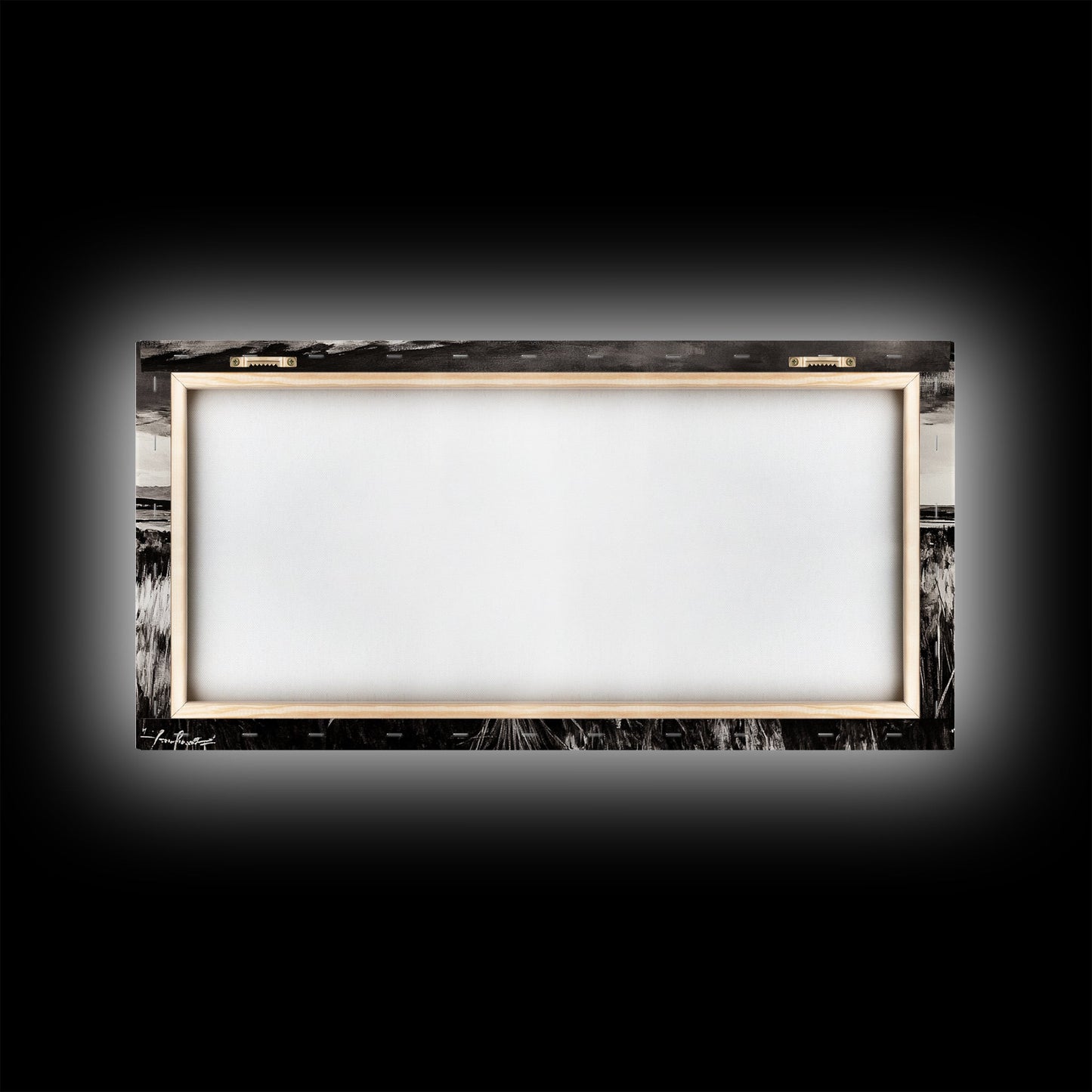 Black and White Landscape, Minimalist Canvas Print, Nature Wall Art, Rustic Country Scene, Neutral Home Decor, Living Room Art