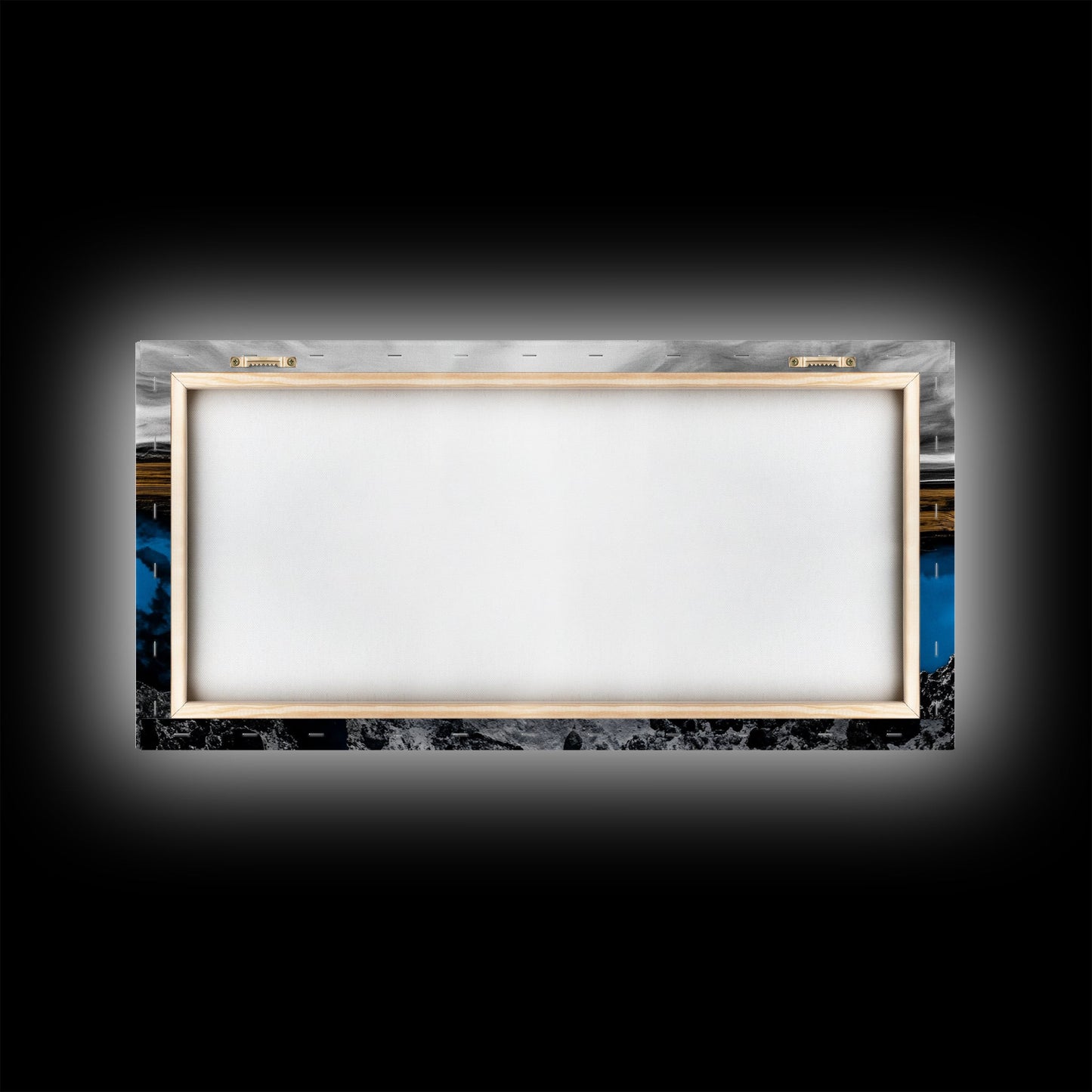 Abstract Water, Blue Earth, Modern Art, Canvas Print, Minimalist Ocean Decor, Contemporary Wall Art, Living Room Artwork