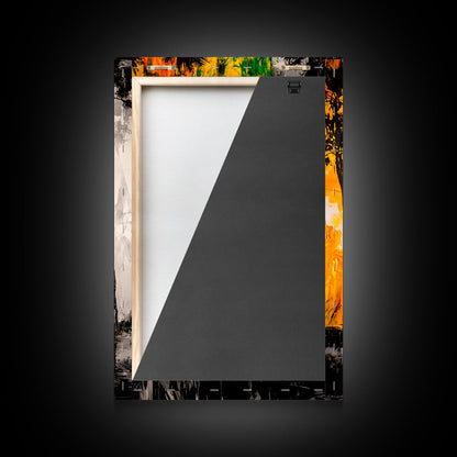 Lifeguard Tower, Beach House Art, Tropical Wall Art, Coastal Sunset, Vibrant Palm Trees, California Decor, Canvas Print, Living Room