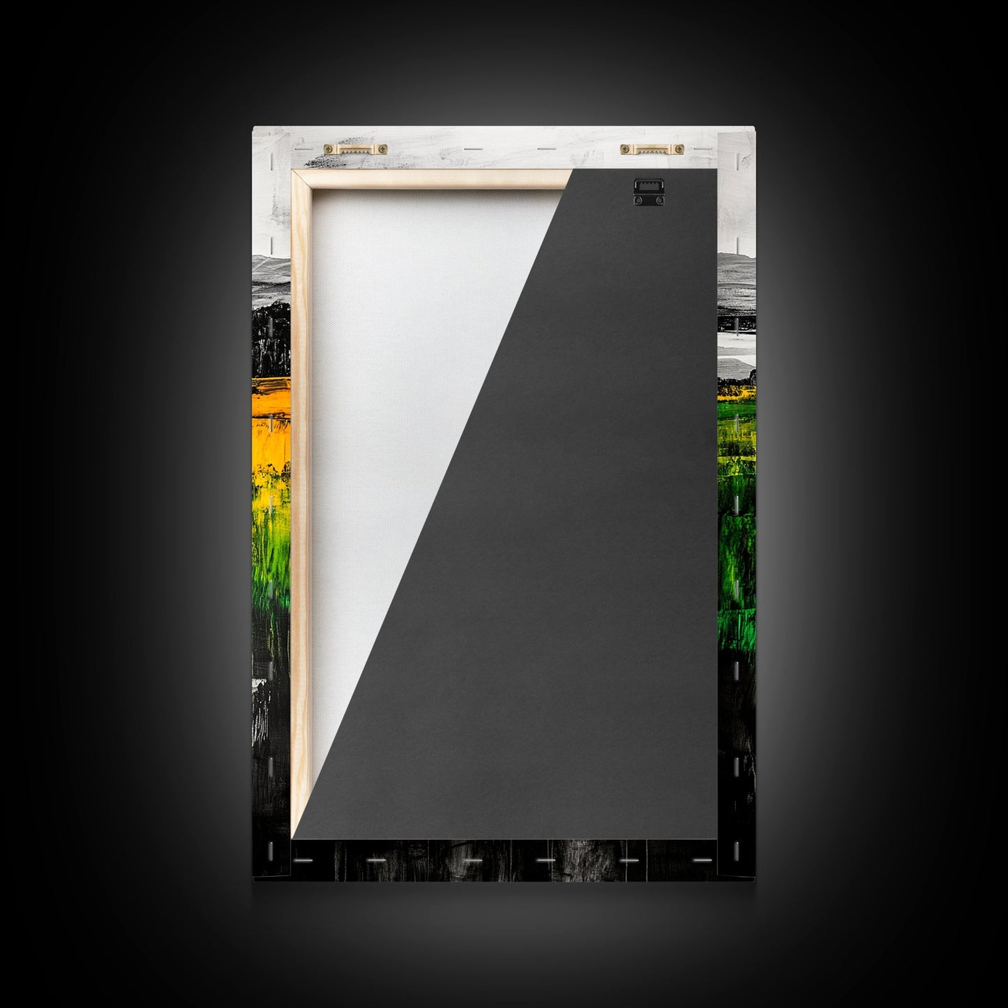 Mountain View, Golden Fields, Lakeside Horizon, Framed Canvas Print, Rustic Landscape, Nature Wall Art, Modern Farmhouse