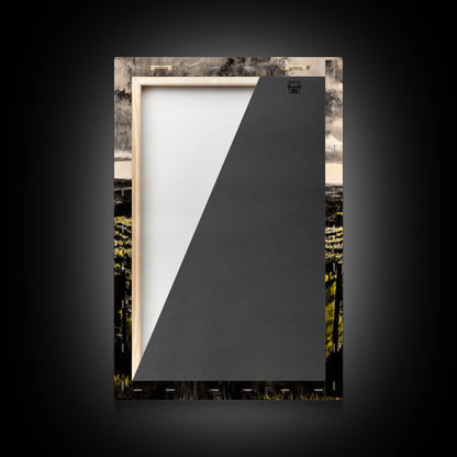 Vineyard Path, Rolling Hills, Rustic Landscape, Canvas Print, Country Farmhouse Art, Kitchen Wall Decor, Wine Lover Gift, Fall Vibes