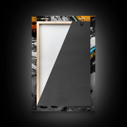 Lobster Art, Coastal Wall Decor, Ocean Life Print, Black and White Art, Nautical Theme, Canvas Print, Beach House Wall Art