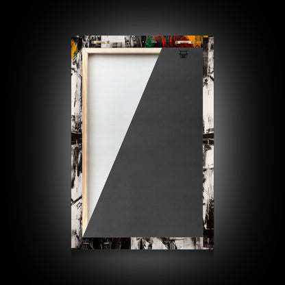 Kompassrose, nautisches Symbol, abstraktes Design, Leinwanddruck, Schwarz-Weiß-Kunst, Küsten-Wanddekoration, moderne minimalistische Kunst