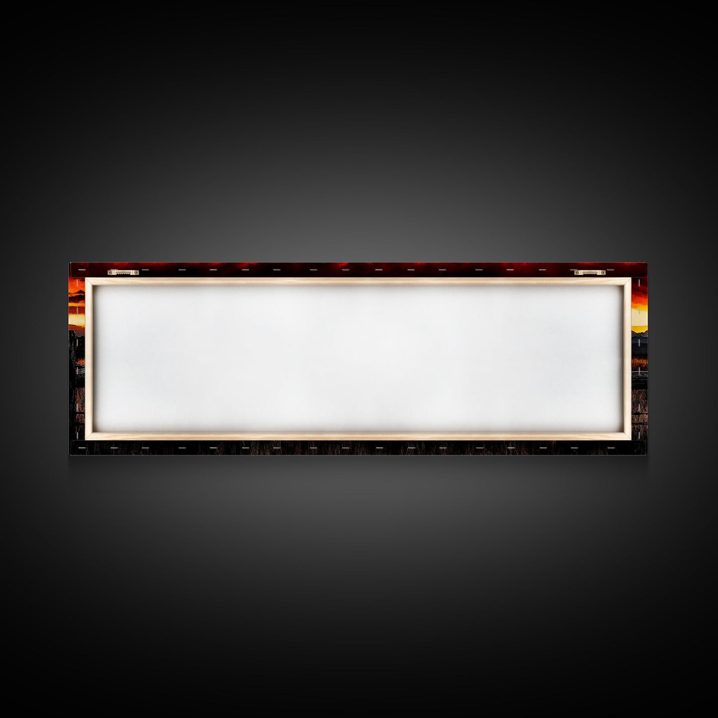 Western Sunset, Mountain Landscape Print, Rustic Cowboy Art, Dramatic Sky Painting, Country Wall Decor, Framed Canvas Print, Large Wall Art