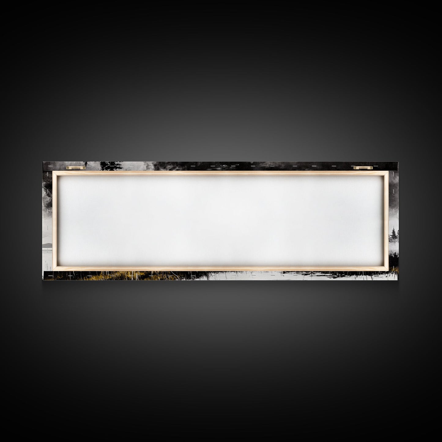 Coastal Landscape Art, Black and White Wall Print, Minimalist Seascape Decor, Modern Beach House Artwork, Canvas Print