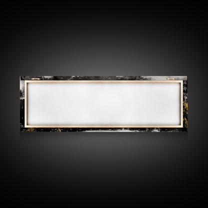 Steilküste, dramatisches Meerespanorama, stimmungsvolle Küste, monochrom, gerahmter Leinwanddruck, Küsten-Wandkunst, nautische Dekoration, großes Wandbild