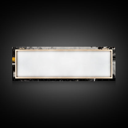 Rustic Boat, Black and White, Nautical Wall Art, Coastal Home Decor, Lake House Art, Large Wall Art, Framed Canvas Print, Living Room Art