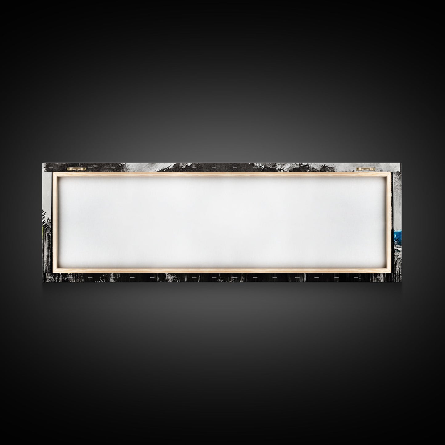 Dark Seascape, Moody Ocean, Coastal Wall Art, Framed Canvas Print, Nautical Decor, Modern Black and White, Ocean Horizon, Stormy Sky