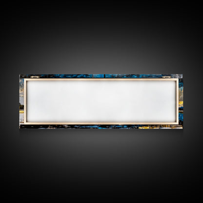 Sailboat, Nautical Wall Art, Ocean Sunset, Framed Canvas Print, Coastal Decor, Maritime Painting, Large Wall Art, Serene Water Scene