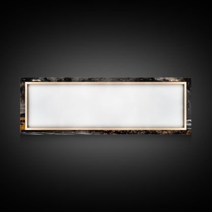 Mountain Coastline, Ocean Waves, Dramatic Sky, Canvas Print, Rugged Seascape Painting, Nature Wall Art, Living Room Accent Piece