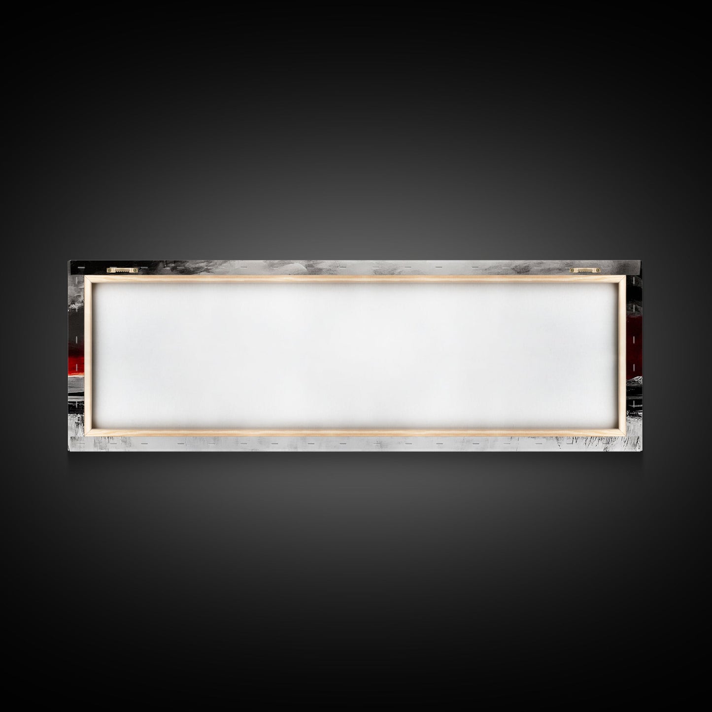 Red Sky Landscape, Dramatic Sunset Painting, Abstract Mountain Art, Modern Wall Art, Bold Color Decor, Office Wall Art, Framed Canvas Print