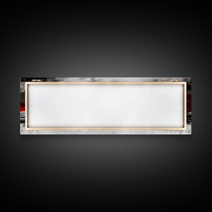 Red Sky Landscape, Dramatic Sunset Painting, Abstract Mountain Art, Modern Wall Art, Bold Color Decor, Office Wall Art, Framed Canvas Print