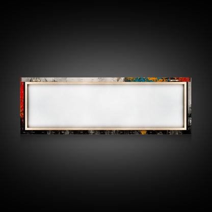 Autumn Forest, Vibrant Foliage, Fall Landscape, Nature Inspired Art, Framed Canvas Print, Cozy Home Decor, Rustic Cabin Wall Art, Boho Aesthetic