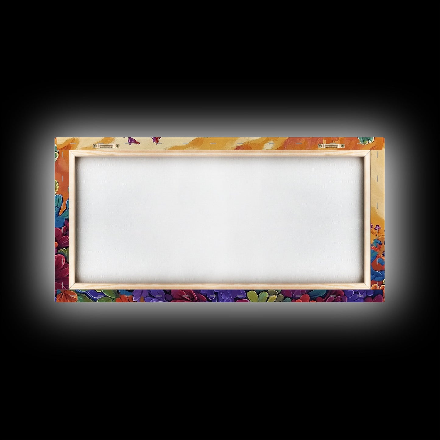 Succulent, Desert, Bloom, Sunset, Framed Canvas Print, Cactus boho art, colorful desert wall decor, Southwestern kitchen wall art