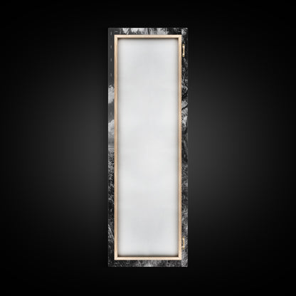 Coastal Nature Trail, Ocean Path View, Tranquil Landscape, Framed Canvas Print, Beach House Art, Bathroom Wall Art, Game Room Wall Art