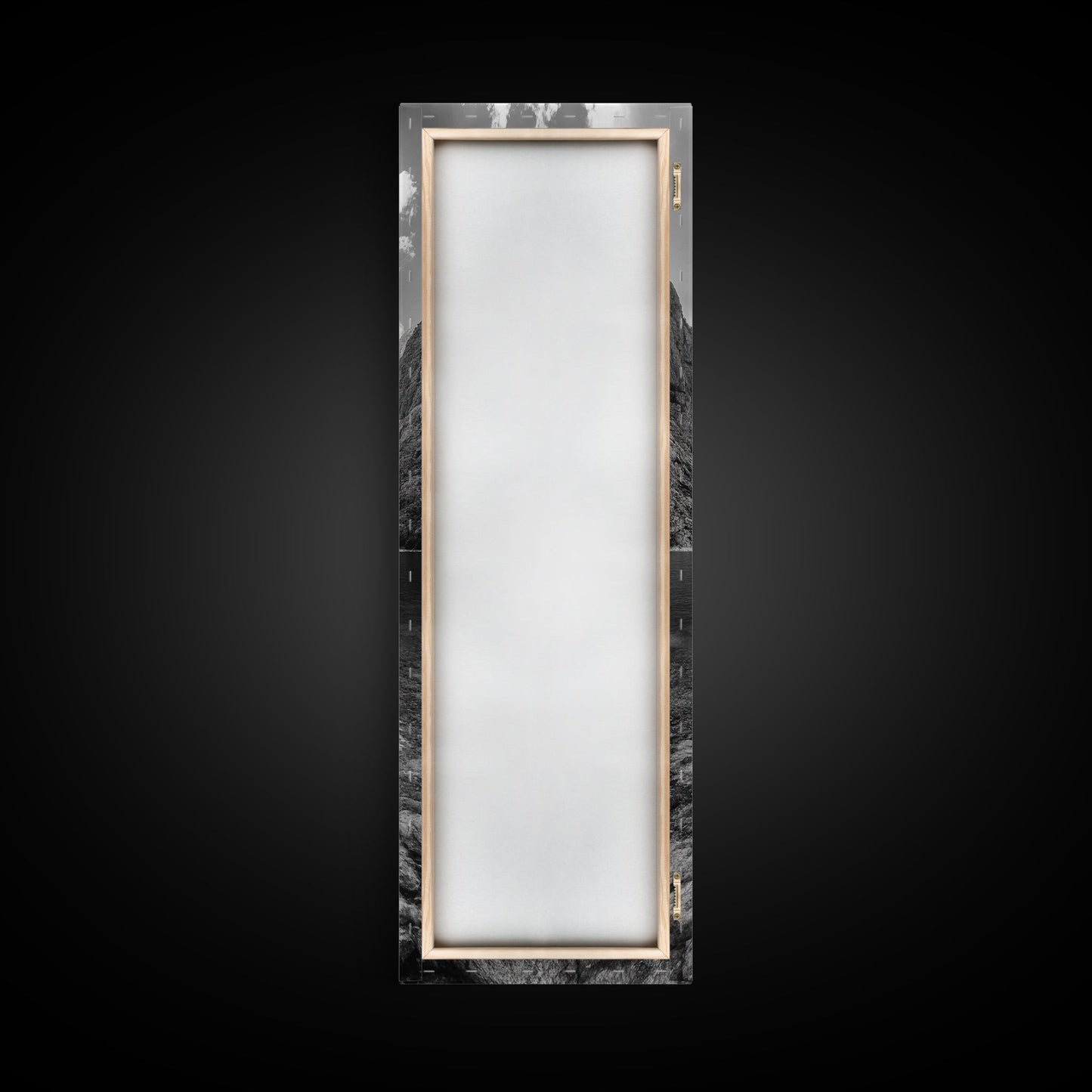 Canyon Lake, Majestic Water, Mountain Reflections, Nature Serenity, Minimalist Art, Canvas Print, Living Room Wall Art, Adventure Vibes