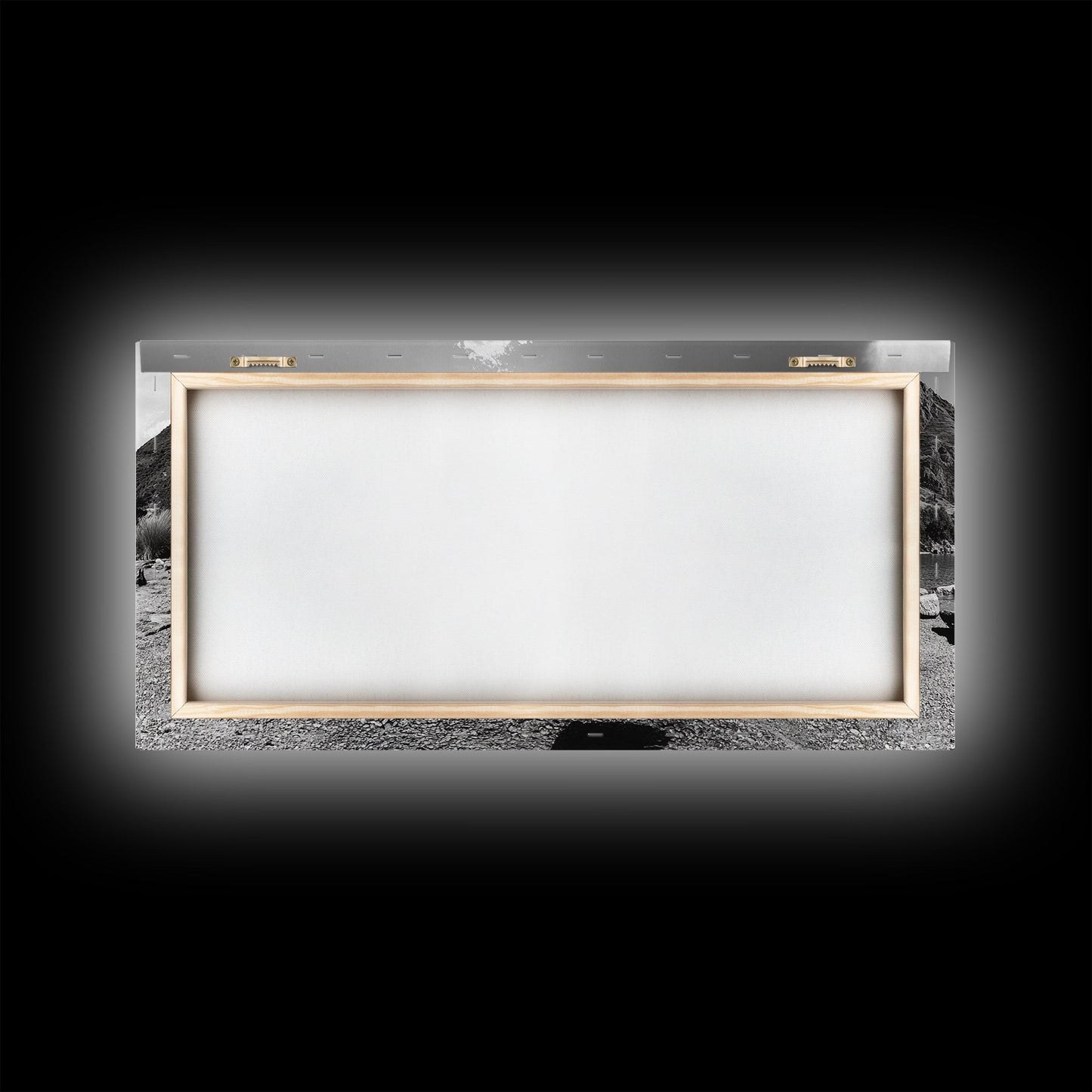 Alpine Lake Print, Mountain Reflection Art, Nature Photography, Black and White Canvas Print, Minimalist Living Room, Cabin Wall Decor