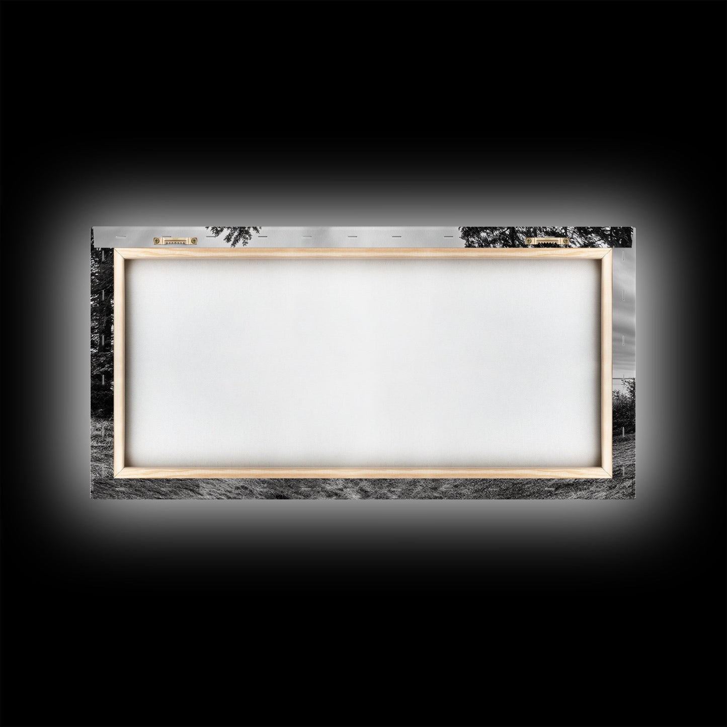 Coastal Graveyard, Moody Seascape, Quiet Reflection Scene, Framed Canvas Print, Gothic Office or Haunted Fall Wall Art Decor, Hallway Wall Art