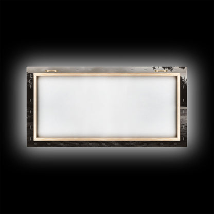 Tranquil Cove View, Forest Meets Ocean, Pacific Northwest Art, Canvas Print, Living Room Wall Art, Nature Photography, Calm Aesthetic