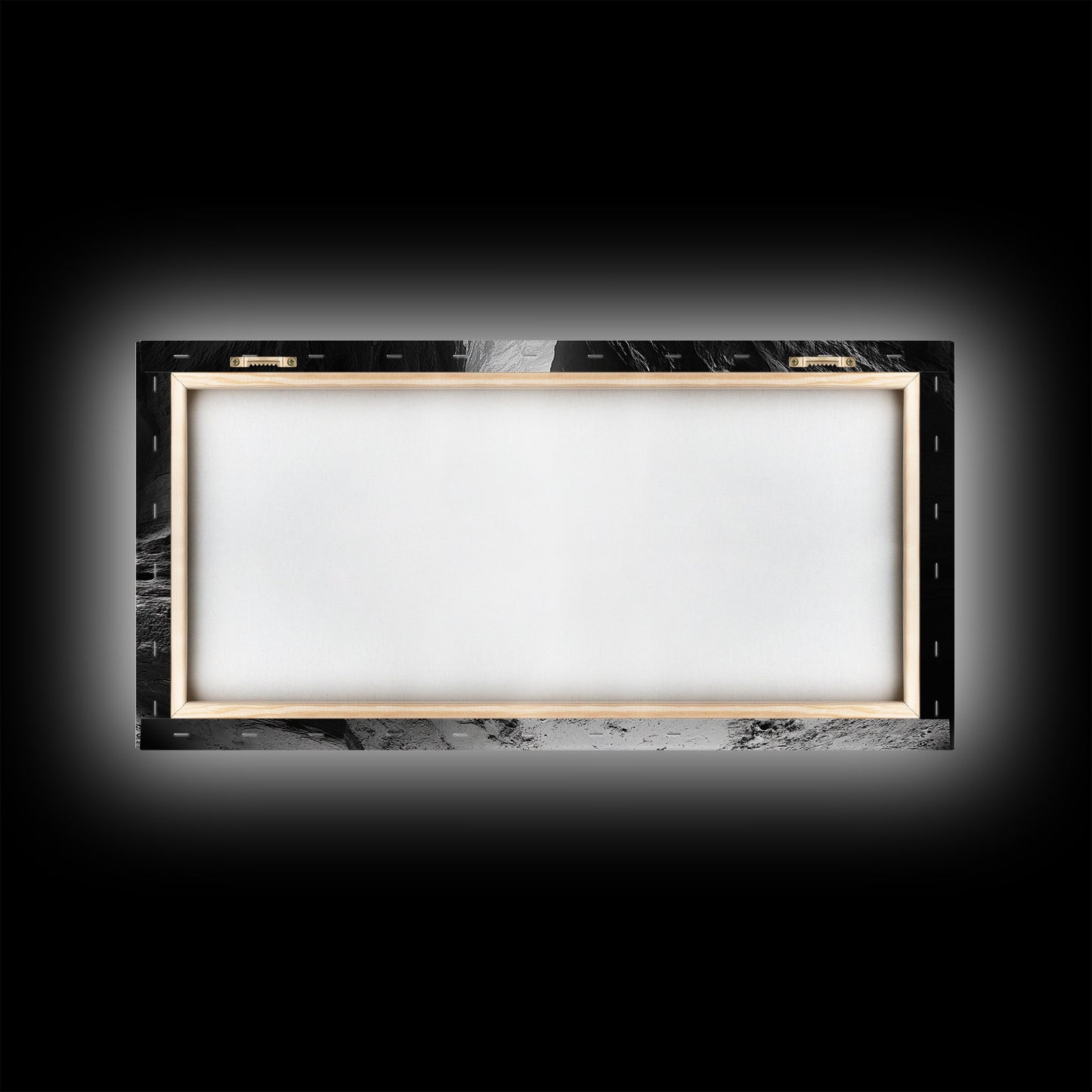 Sandstone Canyon Light, Desert Rock Passage, Dramatic Cliff Scene, Framed Canvas Print, Adventure Art, Hallway or Den Wall Decor