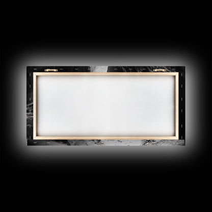 Sandstone Canyon Light, Desert Rock Passage, Dramatic Cliff Scene, Framed Canvas Print, Adventure Art, Hallway or Den Wall Decor