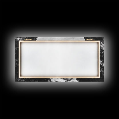 Rocky Coast View, Ocean Cliffs Art, Coastal Wilderness, Monochrome Seascape, Canvas Print, Bathroom Wall Art, Rustic Minimalist Style