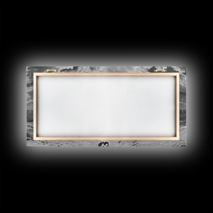 Cow Skull, Desert Bones, Wild West Skull, Country Vibe Decor, Canvas Print, Western Wall Art, Rustic Bedroom or Hallway Accent