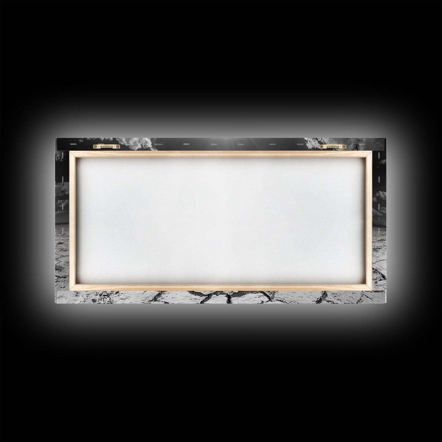 Cracked Earth Sun, Desert Landscape, Dramatic Sky, Canvas Print, Southwestern Decor, Fall Wall Art, Earth Tones Rustic Home Accent