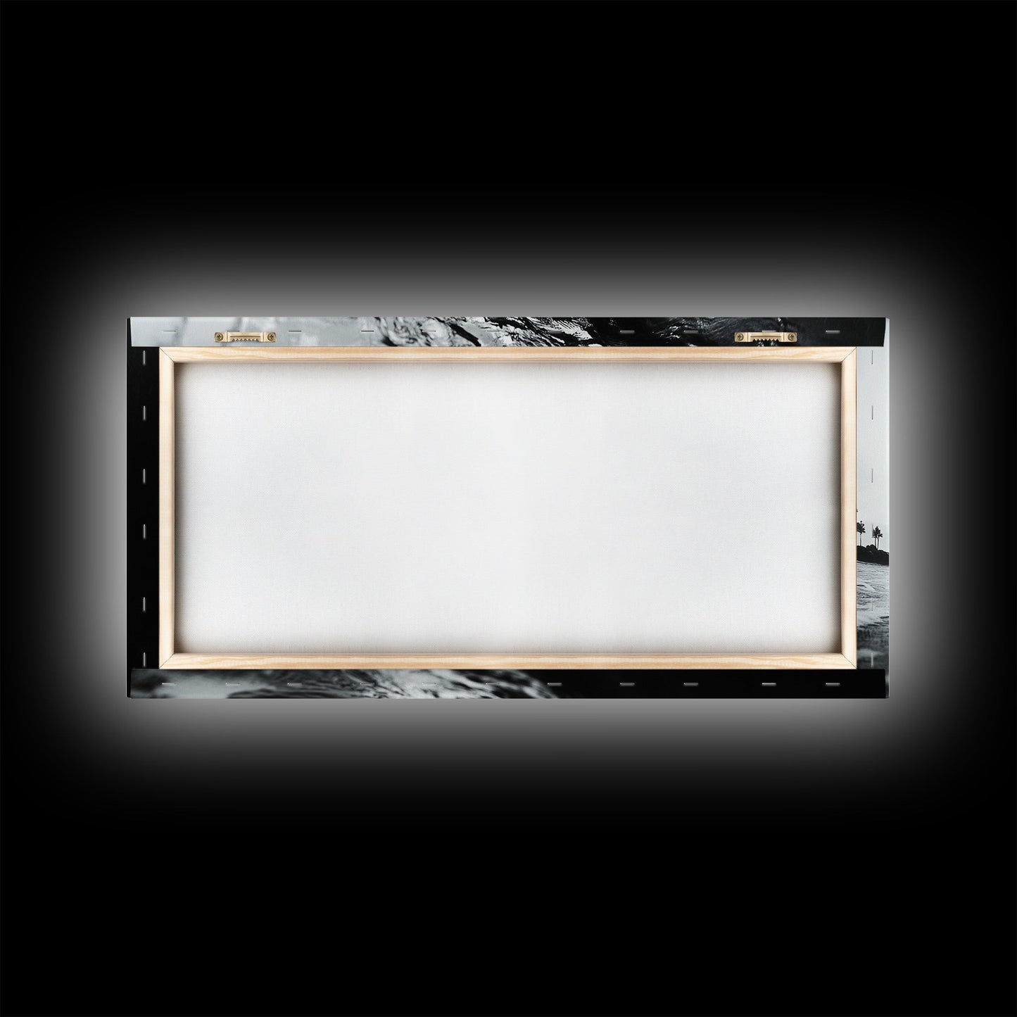 Meereswellenkräuselung, Brandungstunnel, tropische Küste, gerahmter Leinwanddruck, Küstenwandkunst, Strandhausdekoration, Naturfotografie