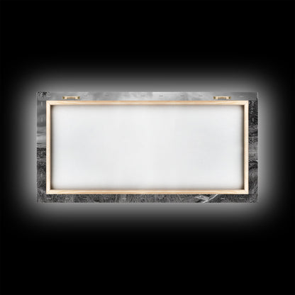 Abandoned Boat, Weathered Vessel, Coastal Forest, Framed Canvas Print, Farmhouse Wall Art, Rustic Cabin Decor, Autumn Vibe, Living Room Art