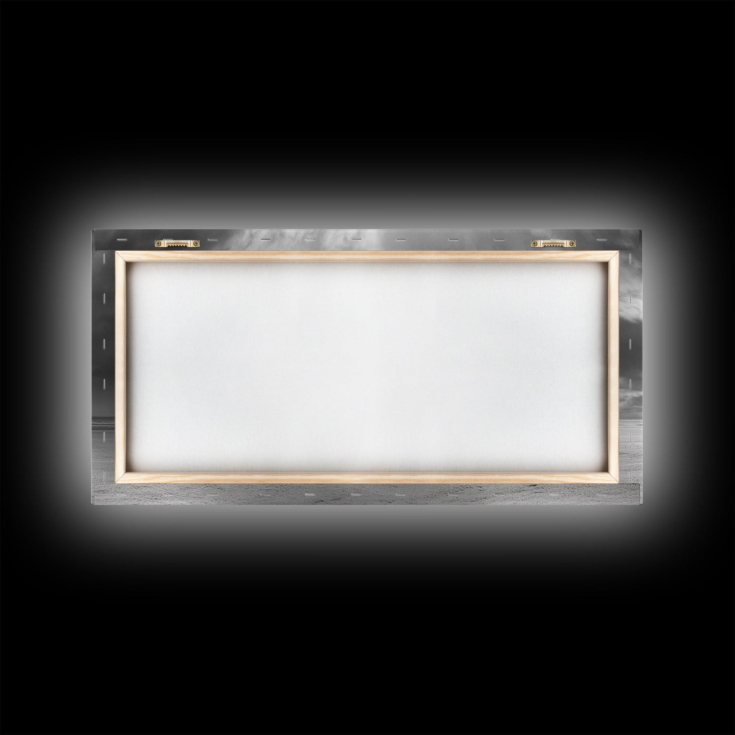 Tumbleweed, Desert Beach, Moody Sky, Solitary Calm, Framed Canvas Print, minimalist desert wall art, western Fall decor, neutral tones