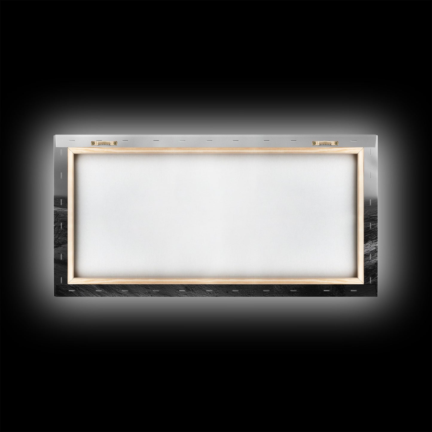 Vulkankrater, rauchige Erde, epische Landschaft, gerahmter Leinwanddruck, ausdrucksstarke Naturkunst, Dekoration fürs Arbeitszimmer, stimmungsvolle Schwarzweißfotografie