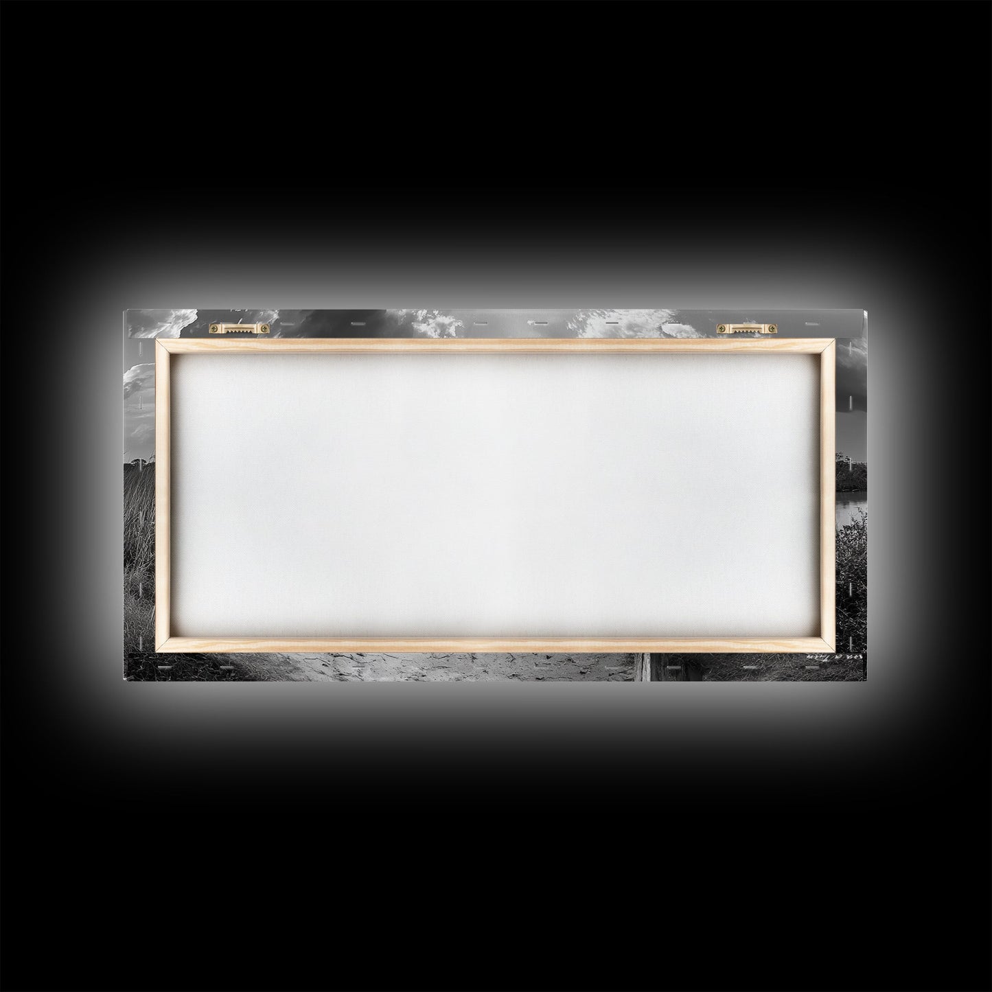 Lakeside Bench, Calm Waters, Sunset View, Canvas Print, Tranquil Nature Photography, Living Room Wall Art, Serene Outdoor Fall Landscape