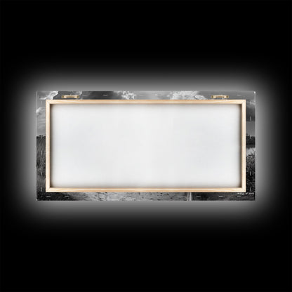 Lakeside Bench, Calm Waters, Sunset View, Canvas Print, Tranquil Nature Photography, Living Room Wall Art, Serene Outdoor Fall Landscape