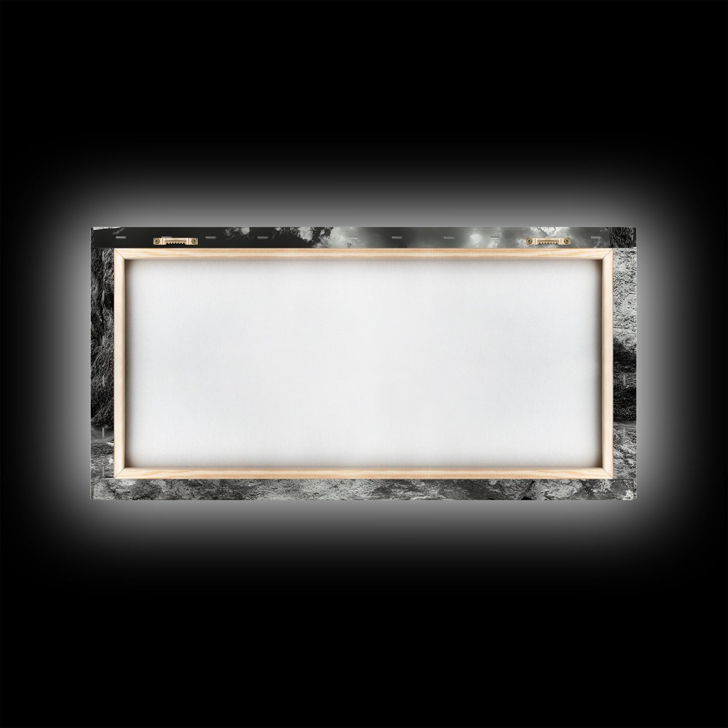 Ocean Pier, Seaside Dock, Crashing Waves, Canvas Print, Dramatic Coastal Wall Art, Black And White Decor, Bathroom Or Hallway Photography