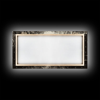 Grasbewachsener Pfad, Naturmotiv, Rustikale Landschaft, Naturnahe Wohndekoration, Herbstliche Flurkunst, Gerahmter Leinwanddruck