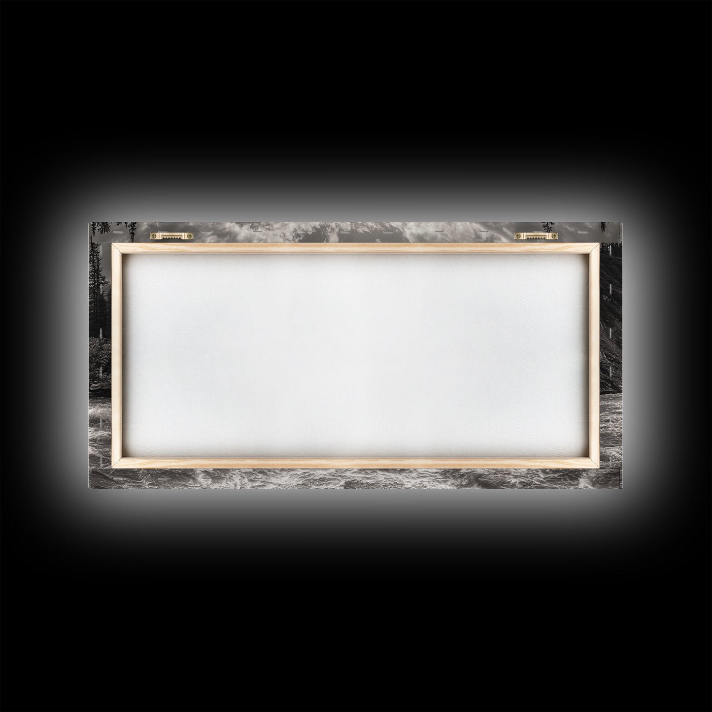 Mountain River Rapids, Adventure Landscape, Moody Forest Wall Art, Nature Explorer Vibes, Rustic Cabin Decor, Canvas Print