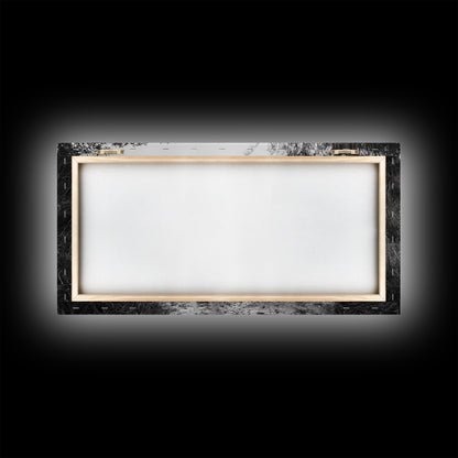 Naturpfad, minimalistische Naturfotografie, ländliche Landschaft, rustikale Herbst-Wandkunst, neutrale Wohndekoration, gerahmter Leinwanddruck