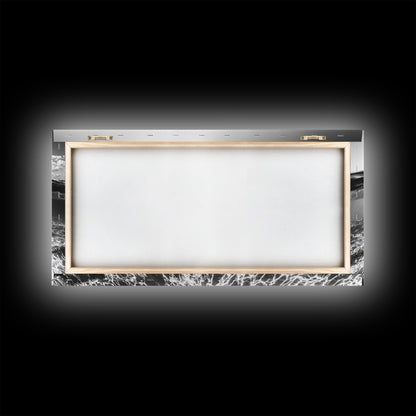 Ocean Surface, Sunlit Water, Sea Ripple, Underwater Light, Canvas Print, Modern Beach Art, Bathroom Wall Decor, Coastal Vibes