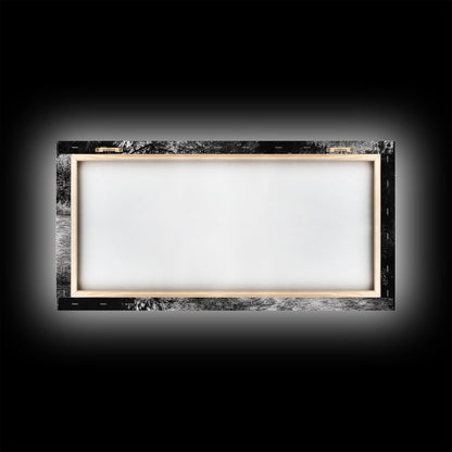 River Bend Trail, Peaceful Water Path, Tranquil Forest Landscape, Nature-Inspired Rustic Decor, Autumn Wall Art, Canvas Print