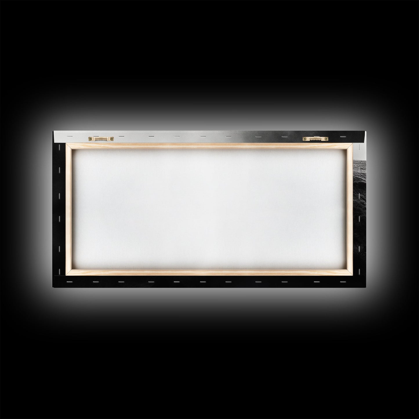 Misty Cliff, Fantasy Landscape, Monochrome Art, Mysterious Edge, Canvas Print, Moody Wall Decor, Bedroom Wall Art, Dark Nature Photography