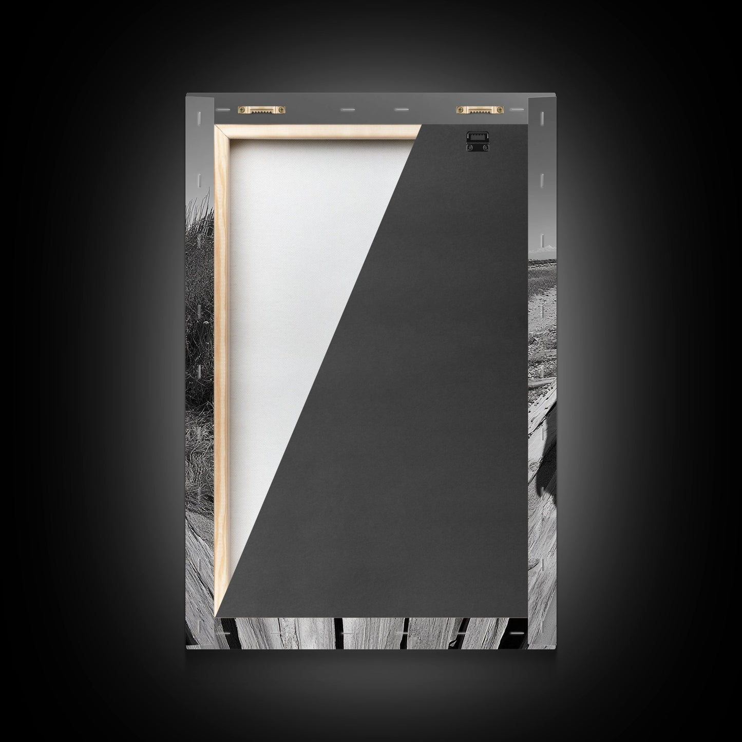 Weathered Mask, Coastal Surreal, Driftwood Dream, Canvas Print, Abstract Wall Art, Rustic Home Decor, Boho Artistic Style